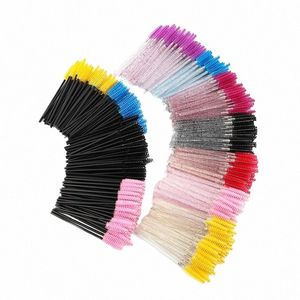 meishenjie Disposable Crystal Eyel Brush Comb 5/25/50Pcs Eye Les Extensi Mascara Wands Make up Profial Beauty Tools G6Sa#