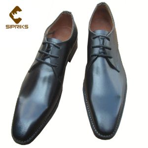 Sapatos sipriks sapatos de couro genuíno para mensagens italianas