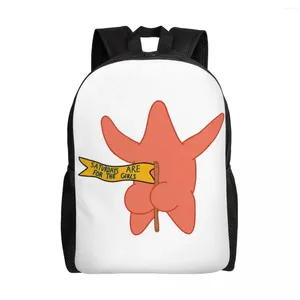 Ryggsäck Patricks Cartoon Star Art Laptop Men Women Casual Bookbag for College School Student Bag