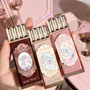 Flower Knows Chocolate Shop Cloud Lip Cream Delicate Clear Thin Autumn and Winter Milk Tea Color 240320