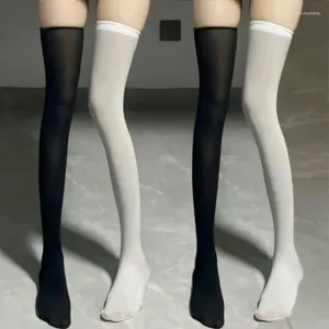 Women Socks 65cm Sexy Knee High Y2K Mesh Stockings Fashion Thigh Nylon Long Cute Over For Girls Ladies