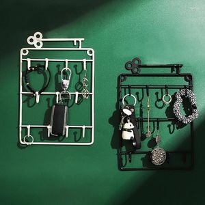 Dekorativa plattor förvaring rack hållare diy konst järn smycken display hyllor arrangör vägghylla hängare kök badrum heminredning