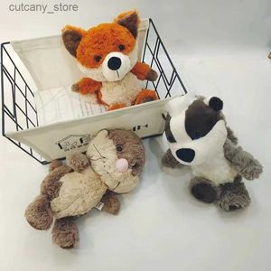 Pluszowe pluszowe zwierzęta 28cm kawaii pluszowe lalki Zabawne Nowe projektowanie Wydra Zwierzęta Plushies Decor Halloweenowe zabawki dla dzieci L240320