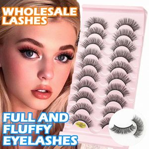 dramatic Curl Les 2-50 Boxes 3D Russian Strip Les Bulk Wholesale Lg Fluffy Faux Mink Eyeles Extensi Eye Hair Tools s6Xj#