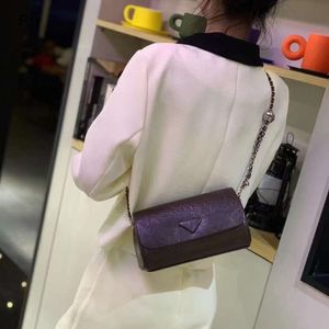 Handtasche New Counter Quality King Explosion Little Golden Ball Hand Grab Pattern Folded Flip Bag Single Shoulder Casual Pillow Exquisite Chain Crossbody Womens Bag