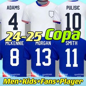 2024 2025 Pulisic McKennie Futbol Formaları Reyna Altidore Basın Adams Morgan Lloyd 2024 Amerika Birleşik Devletleri Futbol Gömlek