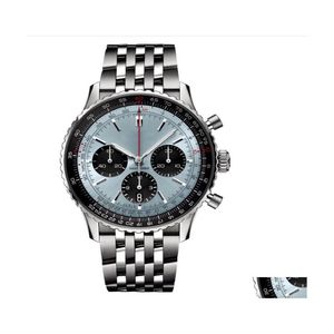 Zegarki damskie Nacitimer B01 Moda Chronograph 47 mm wybieraj PANDA OCZY PIECZY MENS KWARTZ STWIEC DOSTAWKA DHG1922