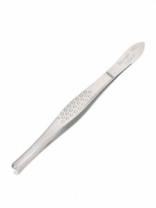 Stainl Steel Eyel Forceps para oftalmologia puxando para baixo Eyeles Sobrancelha Trimmin Enxertia False Straight Round Head para 59rY #