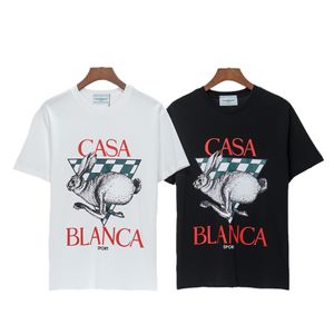 Mens T Shirt Designer Clothes Casablanca Men Womens Shirts Fashion Tshirt Size S-xxxl Letters Print Casual Summer Short Sleeve Man Tee Woman Clothing Asian Kpop YH9