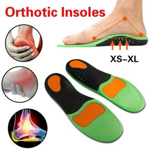 Palmilhas melhores sapatos ortopédicos de eva palmilhas de sola para pés arco almofada de pé tipo x/o correção de perna suporte de arco de pé plano inserção de sapatos esportivos