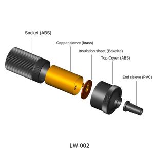 Nuovo connettore Adattatore con spina con plug inline per sigaretta per sigaretta per sigaretta per sigaretta per sigaretta per sigaretta per sigari in linea