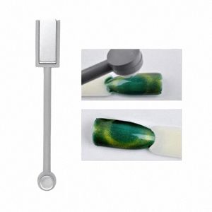 cat Eye Gel Magnetic Stick Glitter Square Designs 3D Line Polish Lodeste Double Heads Magnet Ir Ste Nail Art Tool Magnetic H7H7#
