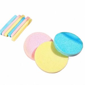 12pcs/set化粧品パフcompred w face spge cleaning spge facial cleanwing pad remove makeup skin care tool p37e＃