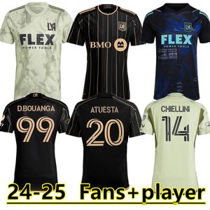 Wersja fanów i gracza 24 25 LAFC Soccer koszulki 2024 2025 Vela Chiellini Acosta D.Bouanga Kaye Rossi Los Angeles Fc Składki dla dzieci C.olivera 888888