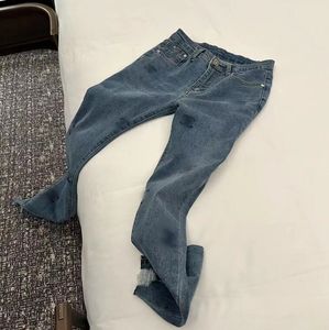 jeans firmati da donna Jeans da donna di marca slim fit a vita alta lavati elastici