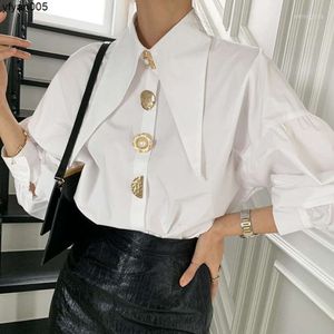 Womens Blouses Designer Spring Sleeve White Shirts Tops Down Collar Top Elegantocej.