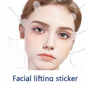18sts osynliga tunna ansikts klistermärken V-form Fast Lifting Face Lift Up Neck Eye Double Chin Wrinkle Makeup Tape 33zo#