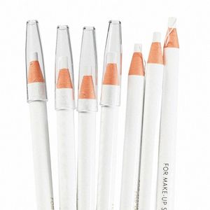 Beyaz Kaş Kalem Kalıcı Makyaj Mikroblading Dudak Tasarımı Göz Poziting Dövme Kalem Kalem Araçları İşaret Markeri Astar Su geçirmez 49Z0#