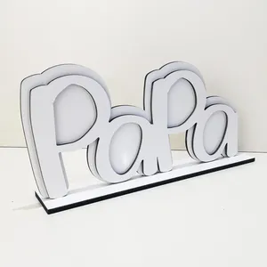 Frames Papa Picture Frame Po Dad For Desk Tabletop Father Day Gifts Birthday Grandpa