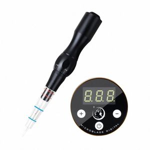 Wirel laddningsbar mikroblading Permanent Makeup Tattoo Pen Machine Eyebrow Eyeliner Lip Tattoo Pen 43OJ#