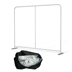 Tillbehör 10x8ft Straight Exhibit Show Tourn Fabric Display Backdrop Advertising Stand Framestruktur utan utskrift (endast ram)