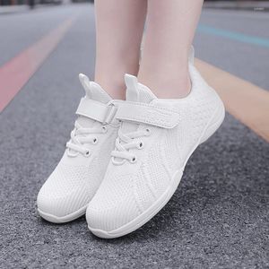 Dansskor flickor barn sneakers barn konkurrenskraftig aerobics mjuk botten fitness jazz modern cheerleading sport