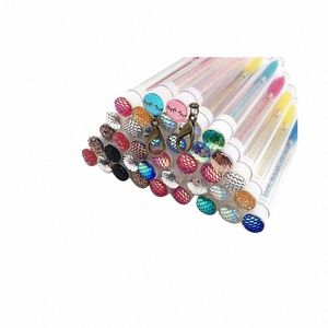 20pcs/lot Eyel Brush With A Cap Colorful Applicator Makeup Tool Eyel Brush Tube Mascara Wands With Les On Caps L Wan L7k7#