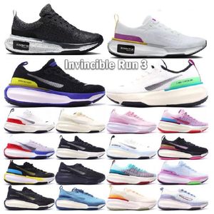 Designer Invincible Run FK 3 Branco Cobalt Bliss Marathon Sapatos BlackNoise Aqua Green Abyss Blue Tint Green Strike Homens Mulheres Zooms Breathe Low ZoomX Trainer Sneaker