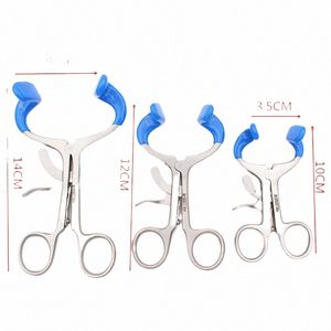 1 datorer Dental Mouth eller Lip Retractor Cheek Expander Stainl Steel Material Dentist Tools Instrument Lab Tandblekning P0ZB#