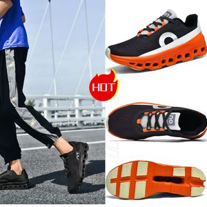 2024 designer women men running shoes cloudsmonster cloudnova new hot designer running sneakers Black White outdoor sports shoes sale