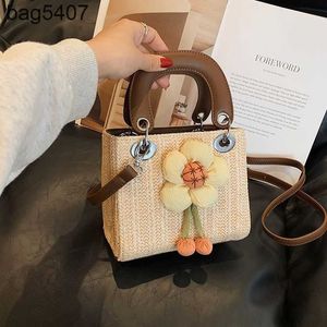 Projektantka torby na ramię Princess Diana Bag by Mail Grass Tleven torebka dla kobiet w lecie nowej niszowej wysokiej klasy wysokiej klasy ręcznie held-held-held daifei