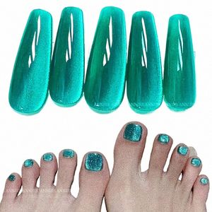 Jade saudável Iced Reflective Glitter Cat's Eye Gel Polonês Magnético Universal Nail Oil Gel Semi-Permanente Verniz Nail Art o79B #