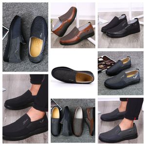 Gai comforts sapato masculino preto, sapatos redondos para festa ao ar livre, terno de banquete, designer de salto de negócios, sapato eur 38-50 softs