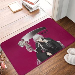 Tappeti So Cool Tappetino da bagno Black Butler Ciel Phantomhive Serie Anime Zerbino Tappeto da soggiorno Tappeto per porta d'ingresso Decorazione per la casa