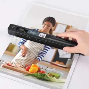 ISCAN PORTABLE HANDHELD SCANNER POS Kvitton A4 Dokument 900DPI för skolhem Business Scan Support JPGPDF Format 240318