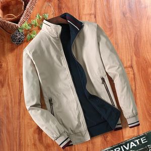 Jaquetas masculinas outono jaqueta casual streetwear reversível masculino blusão algodão primavera masculino zíper outwear casacos roupas