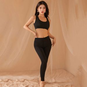 Ice Silk Zipper Free Opening and Shaping Yoga Pants, Lingerie, Uniform, Sexy Stockings, Fun Clothes