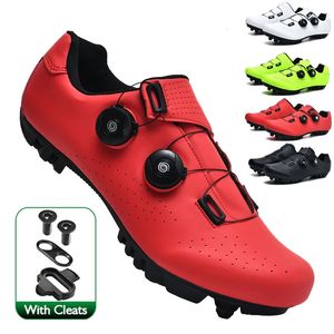 Cycling Sneaker Mtb Pedal Bicycle Shoes Flat Mountain Cycling Shoes Cleat Shoes Rb Speed Footwear Man Women Selflocking 240313