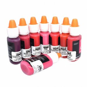 Profilne półprzewodowe makijaż tatuaż tatuaż Pigment atrament do ust Make Up Pigment for Tattoo Machine Mikroblading Farba H8zz#