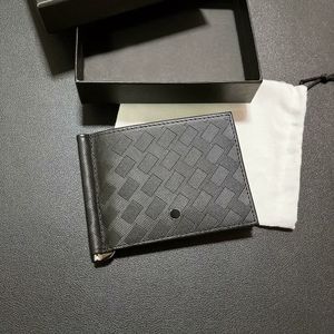 高級ウォレットメンクレジットカードホルダードルコイン財布デザイナー財布封筒バッグレザーオリジナルボックス名カードケース