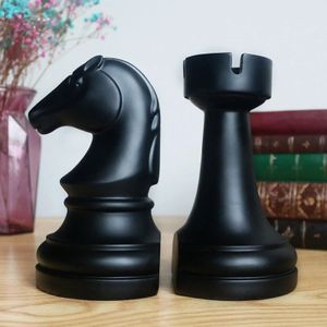 Chess Bookends Unique Bookends Decor Chess Piece Bookend Desktop 240311