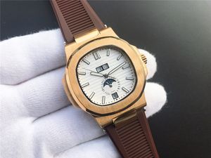 mens women designer wristwatches high quality 40mm NautilusS 5726 Boutique Steel Strap Designer watches for men Wholesale Watch gift diamond u1588