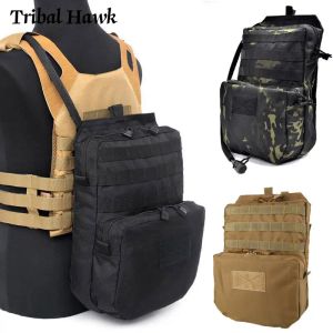 Bolsas de sacos Bolsa tática Exército militar Combate Molle Backpack Outdoor EDC Airsoft Hunting Camouflage Rucksack Vest Pouch Equipment