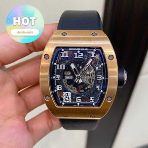 Hot RM Movement Wrist Watch Rm010 Series Rm010 18k Rose Gold 48*39.3mm Sheet