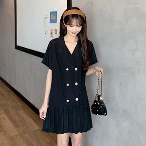 Sukienki imprezowe Yangyang Summer Fashionionsummer Big Yards Co zadasze brzuch Hidden Meal Suit przyniósł spódnicę minus wiek sukienkę z zachodniego stylu