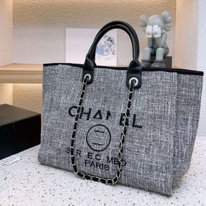 Letter Luxury Beach Bags CC Totes Handbag Fashion Canvas Bag Womens Tote Brand Ch Female Embroidered Designer Handbags Ladies Shopping Cross Body Backpack 93ZZ