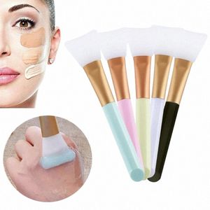 silice Facial Mask Brush Face Skin Care Tool Soft-headed DIY Mud Film Adjusting Brush Inclined Tail Apply Face Beauty Tools u5io#