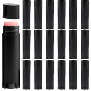 100 st 5 ml tomt ovala läppglansrör tomma kosmetiska ctainers läppstift balm rube cap ctainer bärbar resemakeup verktyg j1lj#