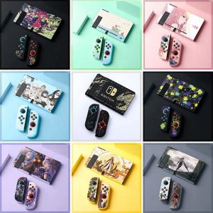 Case Cute Cartoon Anime Case för Nintendo Switch Joy Con Controller Shell Kawaii Soft TPU Silicone Protective Cover Accessories