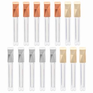15 PCS Lip Gloss Tubes Lipstick Refillerbara flaskor Balms Fill Ctainers Lip-Glaze Color V6ZW#